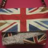 Union jack satchel with lanyard strap